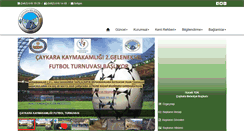 Desktop Screenshot of caykara.bel.tr